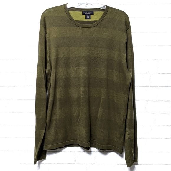 Banana Republic Other - Banana Republic Pima Cotton Striped Crew Sweater L